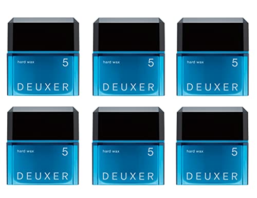 ナンバースリー DEUXER(デューサー) ハードワックス5(6個セット) ヘアワックス フローラルベリー 青 (x 6)