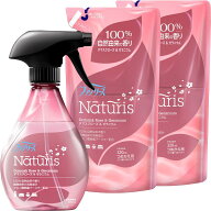 本体1＋詰替2 ファブリーズ ナチュリス 除菌消臭スプレー ダマスクローズ&ゼラニウム 本体370mL・詰替320mL