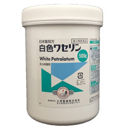 【第3類医薬品】【小堺製薬】日本薬局方 白色ワセリン ５００ｇ※お取り寄せになる場合もございます
