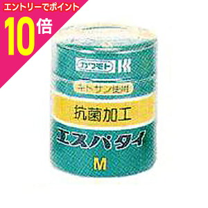 【ポイント10倍:10月まるまるお得 ※要エントリー】【定形外郵便☆送料無料】【川本産業】抗菌防臭加工エスパタイ Mサイズ5cm×5m※お取り寄せ商品