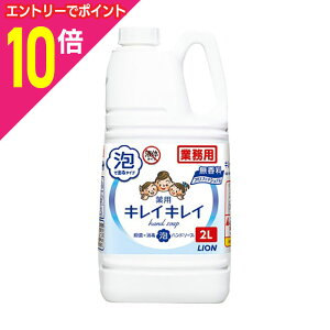 【ポイント10倍:10月まるまるお得 ※要エントリー】【ライオンハイジーン】キレイキレイ 薬用泡ハンドソーププロ 業務用 無香料 2L 〔医薬部外品〕 ※お取り寄せ商品