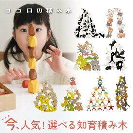 【正規品 / メーカー直売 / TVで紹介】MINDBLOCKS ココロの積み木 / ストーン 白黒ネコ ZOO 豆柴 パンダ 十二支 わっしょい 干支 マウス＆チーズ/ 木製 知育積み木 つみき 脳トレ ギフト ウッドブロック 木のおもちゃ 天然木 子ども 知育玩具 石花ちとく フェリシモ