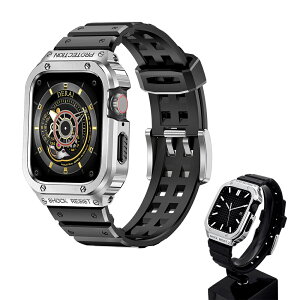 AbvEHb` oh Rp`u 44/45mm jp EHb`veNVP[X \ EȒP Apple Watch Series 4/5/6/7/8/SEɑΉ ʋC h iwatchoh VRoh 
