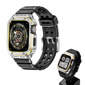 AbvEHb` oh Rp`u 44/45mm jp EHb`veNVP[X \ EȒP Apple Watch Series 4/5/6/7/8/SEɑΉ ʋC h iwatchoh VRoh 