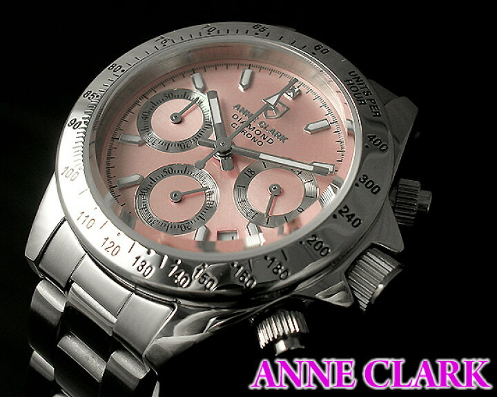 楽天市場 アンクラーク時計 クロノグラフ ピンク ウォッチ Lw Anam1012vd 22 税別 税込 レディース 腕時計 Anne Clark アンクラーク 腕時計 天然ダイヤ Anne Clark 腕時計 Anne Clark時計 Anshinセレクトショップ