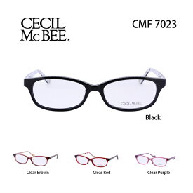 メガネ 度付き レディース セシルマクビー 眼鏡 CMF-7023 レディース ウェリントン 度なし 伊達メガネ CECIL McBEE サイズ：52 国内正規品 おしゃれ