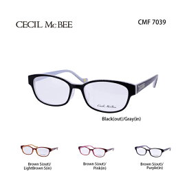 メガネ 度付き レディース セシルマクビー 眼鏡 CMF-7039 レディース ウェリントン 度なし 伊達メガネ CECIL McBEE サイズ：51 国内正規品 おしゃれ