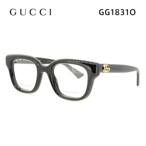 グッチ メガネフレーム GUCCI GG1831O 男女兼用 ウェリントン 眼鏡 度付き 度なし 伊達メガネ サイズ:47 国内正規品 おしゃれ 送料無料