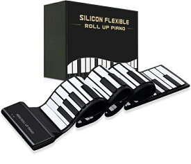 最安値挑戦／品質保証 ロールピアノ 88鍵盤 電子ピアノ キーボード イヤホン/スピーカー対応 折り畳み USB 持ち運び ロールアップピアノ 初心者向けセット 編曲/練習/演奏