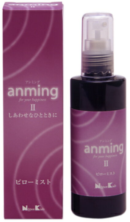 アロマスプレー　睡眠　安眠　ローズの香り 「 anming2 （アンミング2）ピローミスト　100ml 」