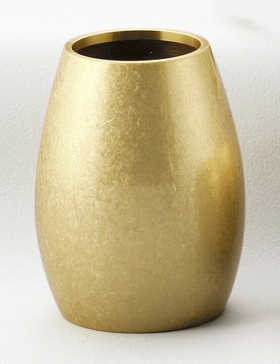 楽天市場 単品 まどろみ 金バレル 花立 モダン仏具 仏壇 花立て 花立 真鍮 具足 仏具 送料無料 ワンダフルデー ポイント10倍 お香 数珠 仏壇のe Namu庵心堂