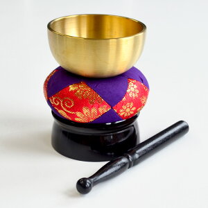 【お買い得品】【ma-10】りんセット 2.5寸おりん・りん布団・りん台・りん棒のセット【定番のおりん】【仏具】【仏壇】【りんセット】【りん台】【りん】【りん棒】【御供】【特売】【掘