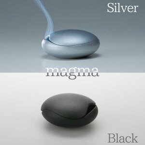 【香皿】magma -マグマ-〔コーン・コイル用香炉〕シルバー/ブラック【日本製】【おしゃれ】【スタイリッシュ】【シンプル】【リラックス】【アロマ】【プレゼント】【ギフト】【インセン