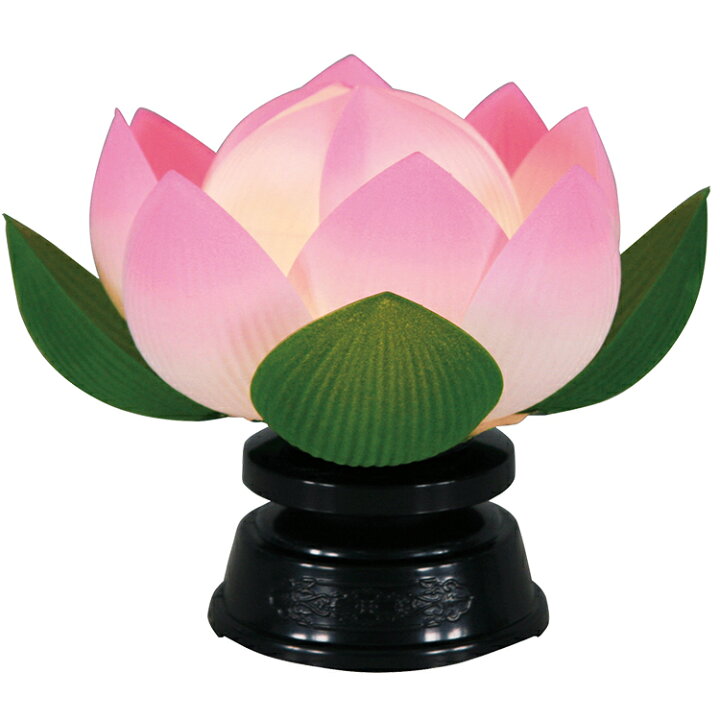 ➁【処分価格】新品 LED造形 ハスの花 ブルー インテリア