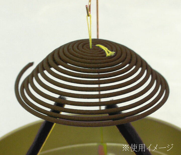 楽天市場】【渦巻線香】【糸付タイプ】風韻[沈香]糸付き渦巻き線香5巻 
