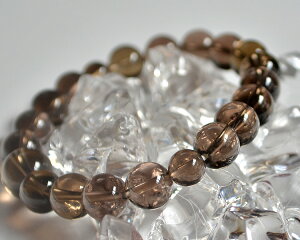 【サイズ変更可能】【数珠ブレスット】【ネコポス便対応】腕輪念珠「茶水晶」10mm18珠【ブレス】【天然石】【パワーストーン】【腕輪ブレスレット】【数珠】【アクセサリー】【お守り】