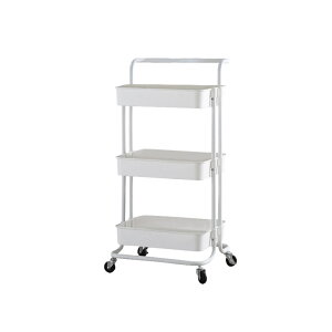 保証付 ワゴン キッチンワゴン キャスター付き スリム 3段 北欧 キッチン収納 スチール ラック キッチン ワゴン キャスター付き 3段 バスケット 収納ラック キッチンワゴン キャスター キッ