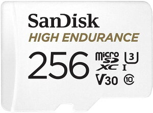 y TfBXN Ki z SanDisk microSD J[h 256GB UHS-I U3 V30 Class10 hCuR[_[ ĎJ ϋv High Endurance SDSQQNR-256G-GH3IA ȈՃfUCpbP[W