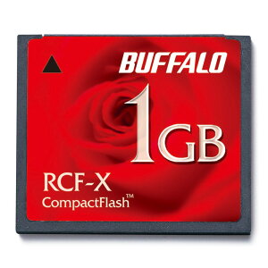 BUFFALO �o�b�t�@���[ RCF-X1GY �R���p�N�g�t���b�V�� 1GB CF�J�[�h CompactFlash Type I �f�W�^���J���� ��჌�t�Ή� Windows Mac�Ή� �����d��
