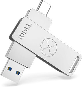 iDiskk \bhXe[g512GB iPhone16/15ΉtbV USB3.2 Gen2 őǎ葬x500MB/s nCXs[hyUSB3.2+Type-CRlN^ pAPPgpƕsgpIzOTGOtUSBfBX