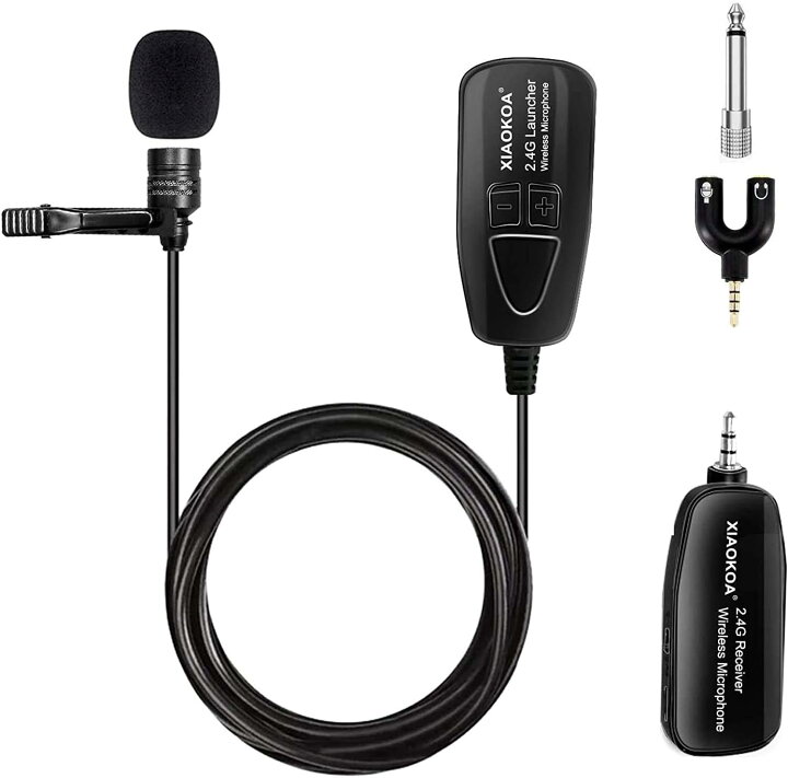 楽天市場】【技適マーク認証済】ワイヤレスマイク 2.4G XIAOKOA スマホ  