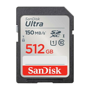 �y �T���f�B�X�N ���K�i �z SanDisk SD�J�[�h 512GB SDXC Class10 UHS-I �ǎ��ő�150MB/sUltra SDSDUNC-512G-GH3NN �V�p�b�P�[�W
