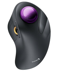 ProtoArc EM03 NL �g���b�N�{�[���}�E�X �l�����w �É� ���� 2.4G��Bluetooth���Ή� 3�䓯���ڑ� ���C�����X�}�E�X �g���b�N�{�[�� USB�[�d�� ���w���� 6�{�^�� 5�i�KDPI�ؑ� Windows/mac/iOS/Android�Ή� ���