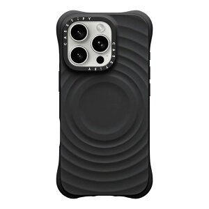CASETiFY �E�F�[�u �V���R�� iPhone 16 Pro �P�[�X [�g�^�V���R��/MagSafe�Ή�/�ϏՌ�] - �u���b�N