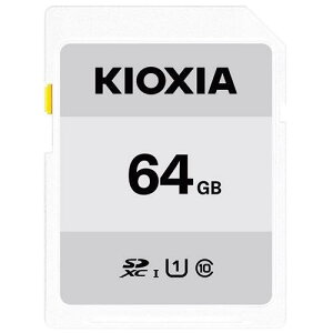 KIOXIA �L�I�N�V�A SDXC�J�[�h 64GB EXCERIA BASIC KSDER45N064G UHS-I U1 Class10 �ő�Ǐo45MB/s �������K�i