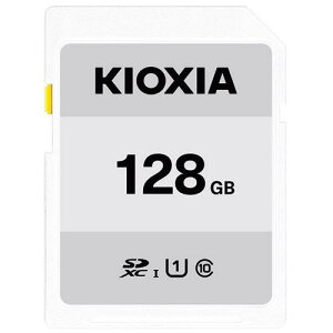 KIOXIA �L�I�N�V�A SDXC�J�[�h 128GB EXCERIA BASIC KSDER45N128G UHS-I U1 Class10 �ő�Ǐo45MB/s �������K�i