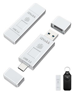 iDiskk �w��F�� USB�������E�t���b�V���h���C�u 256GB USB3.2 Gen2 �t���b�V���������[ �ǎ�葬�x450MB/s �n�C�X�s�[�h�yUSB3.2+Type-C�R�l�N�^���� APP�g�p�ƕs�g�p��I������zOTG�O�t��USB�f�B�X�N