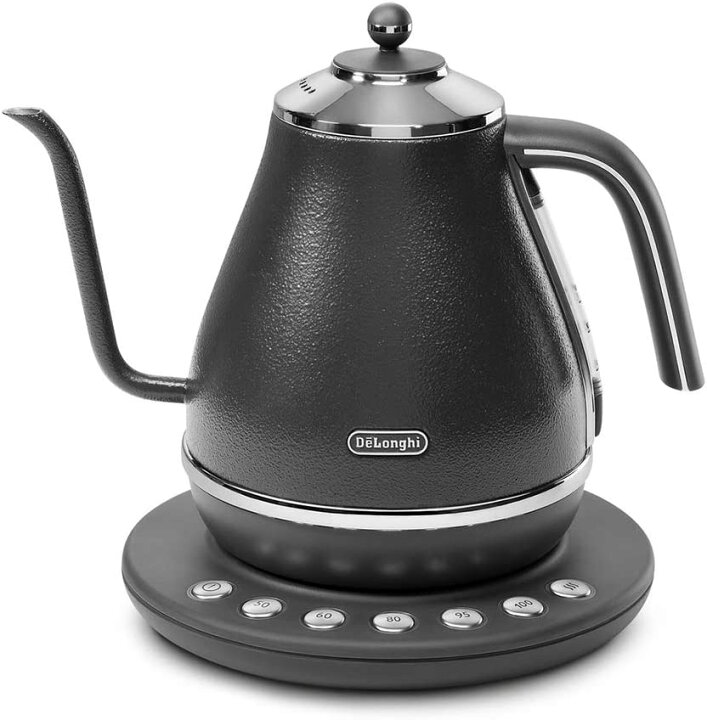 楽天市場】デロンギ(DeLonghi)電気ケトル アイコナ カフェ グレー 温度 