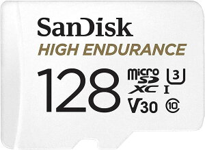 y TfBXN Ki z SanDisk microSD J[h 128GB UHS-I U3 V30 Class10 hCuR[_[ ĎJ ϋv High Endurance SDSQQNR-128G-GH3IA ȈՃfUCpbP[W