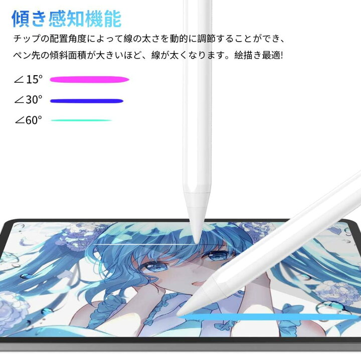 楽天市場】タッチペン iPad用ペン JAMJAKE 急速充電 スタイラスペン 