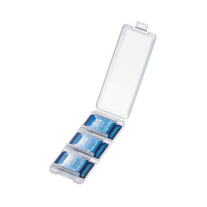 �i�܂Ƃ߁j�T�����T�v���C SD�J�[�h�P�[�X6�����[ �N���A FC-MMC23SDCL 1�y×10�Z�b�g�z
