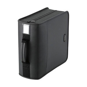 �i�܂Ƃ߁j�G���R�� CD/DVD�t�@�X�i�[�P�[�X�n���h���t 320�����[ �u���b�N CCD-SS320BK 1�y×2�Z�b�g�z