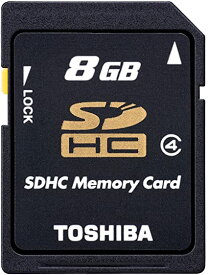 TOSHIBA SDHCカード 8GB Class4 日本製 (国内正規品) SD-L008G4
