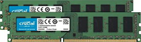 Crucial(Micron製) デスクトップPC用メモリ PC3L-12800(DDR3L-1600) 8GB 2枚 1.35V/1.5V対応 CL11 240pin CT2K102464BD160B