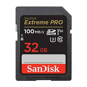 TfBXN Ki SDJ[h 32GB SDHC Class10 UHS-I V30 ǎő100MB/s SanDisk Extreme PRO SDSDXXO-032G-GHJIN VpbP[W