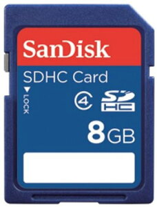 SanDisk SDHC�J�[�h 8GB SDSDB-8192-J95A
