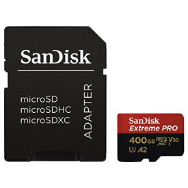 Sandisk Extreme PRO 400GB microSDXCメモリーカード SDSQXCZ-400G-GN6MA 並行輸入品