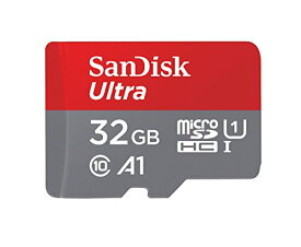 SanDisk (サンディスク ) microSDHC 98MB/s 32GB Ultra SD変換アダプター付属 サンディスク SDSQUAR-032G-GN6MA 海外パッケージ品 並行輸入品