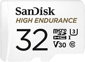 SanDisk 32GB High Endurance Video MicroSDHC Card with Adapter for Dash Cam and Home Monitoring Systems - C10, U3, V30, 4K UHD,