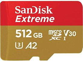 マイクロSD 512GB サンディスク Extreme microSDXC A2 SDSQXA1-512G 海外パッケージ品