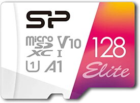 シリコンパワー microSD カード 128GB class10 UHS-1 対応 最大読込75MB/s full HD SP128GBSTXBV1V20JA