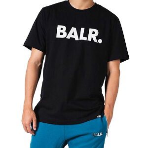 ���S�i10%OFF�N�[�|�����s���� �{�[���[�iBALR.�j�@B11121048 BLK�@�T�b�J�[�@BRAND STRAIGHT T-SHIRT ����T�V���c 22SS