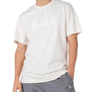 ���S�i10%OFF�N�[�|�����s���� �{�[���[�iBALR.�j�@B11121048 WHT�@�T�b�J�[�@BRAND STRAIGHT T-SHIRT ����T�V���c 22SS