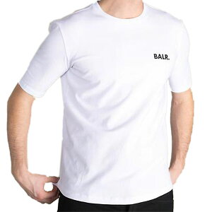 ���S�i10%OFF�N�[�|�����s���� �{�[���[�iBALR.�j�@B11121050 WHT�@�T�b�J�[�@ATHLETIC SMALL BRANDED CHEST T-SHIRT ����T�V���c 22SS