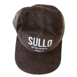 ���S�i10%OFF�N�[�|�����s���� �X�[�W���iSULLO�j�@1675504030 BRN �T�b�J�[�@�t�b�g�T���@CORDUROY JET CAP 25SS