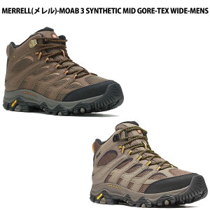 MERRELL�i�������j�@M500639W M500253W �����Y �g���b�L���O �V���[�Y�@MOAB 3 SYNTHETIC MID GORE-TEX WIDE ���A�u 3 �V���Z�e�B�b�N �~�b�h �S�A�e�b�N�X ���C�h 26SS